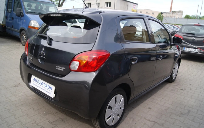 Mitsubishi Space Star cena 23900 przebieg: 80367, rok produkcji 2014 z Pilzno małe 379